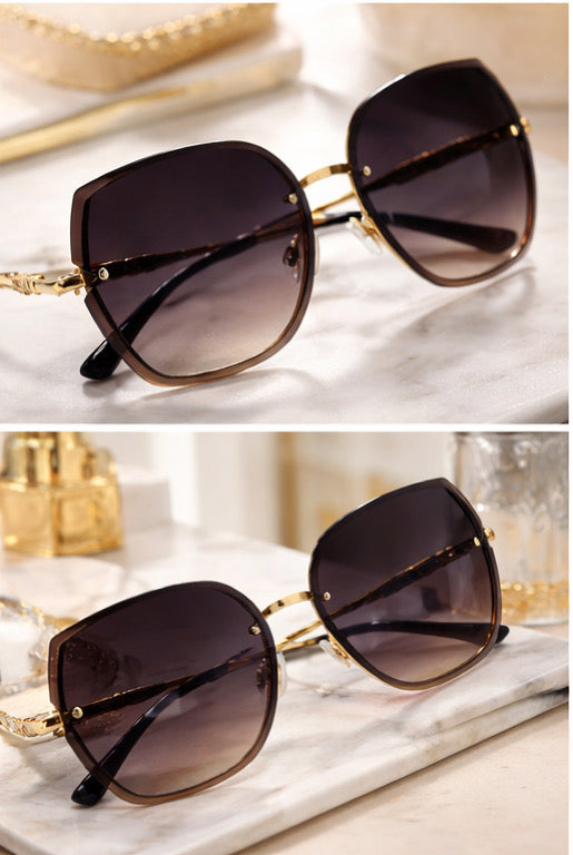 Ladies Fashion Sunglasses Gradient Lens
