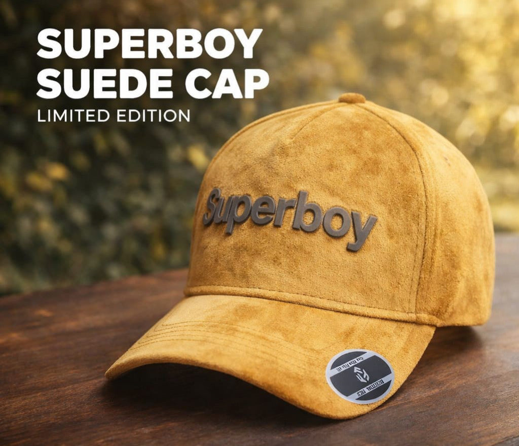“Superboy” Suede Baseball Cap