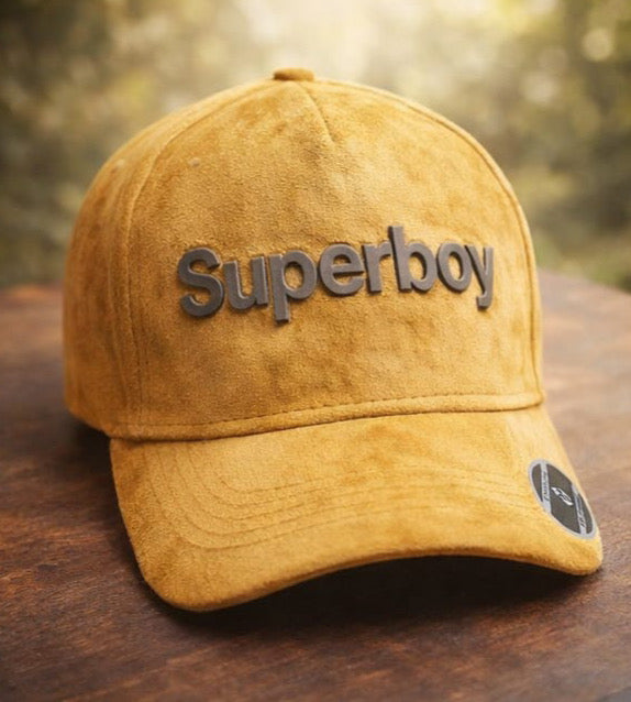 “Superboy” Suede Baseball Cap