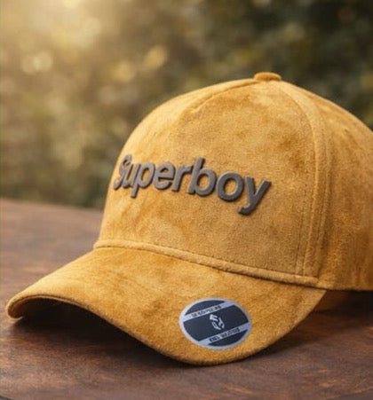 “Superboy” Suede Baseball Cap