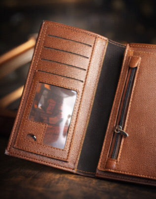 Premium Tan Leather Wallet