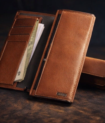 Premium Tan Leather Wallet