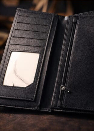 Premium Black Leather Wallet